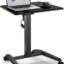Biurko mobilne Sense7 Czarne 70x52 cm